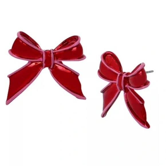 NWT Betsey Johnson Gingerbread Christmas Dual Earrings - Picture 6 of 6